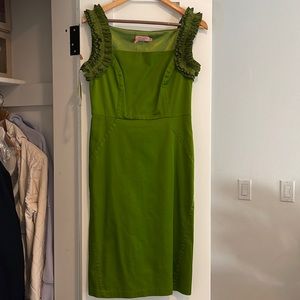 Ted baker Kelly green sheeth dress